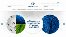 What Aquafolia.com website looked like in 2020 (3 years ago)