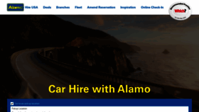 What Alamo.co.uk website looked like in 2020 (3 years ago)