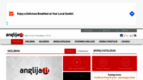 What Anglija.lt website looked like in 2020 (3 years ago)