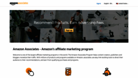 What Affiliate-program.amazon.com website looked like in 2020 (3 years ago)