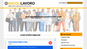 What Ascolilavoro.it website looked like in 2020 (3 years ago)