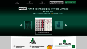 What Airfilt.net website looked like in 2020 (3 years ago)