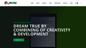 What Aajinfotech.com website looked like in 2020 (5 years ago)