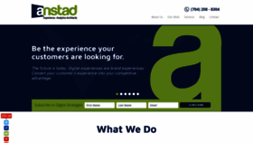 What Anstad.com website looked like in 2020 (3 years ago)