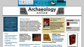 What Archaeologyonline.net website looked like in 2020 (3 years ago)