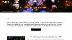 What Artinthesquare.com website looked like in 2020 (3 years ago)