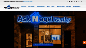 What Asknagel.com website looked like in 2020 (3 years ago)