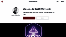 What App.saastruniversity.com website looked like in 2020 (4 years ago)