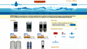 What Aquapurefilters.com website looked like in 2020 (3 years ago)
