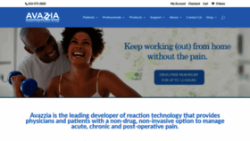 What Avazzia.com website looked like in 2020 (5 years ago)
