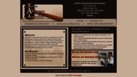 What Activeauctioneersassoc.com website looked like in 2020 (3 years ago)