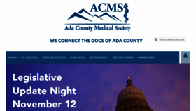 What Adamedicalsociety.org website looked like in 2020 (3 years ago)