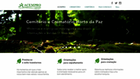 What Acempro.com.br website looked like in 2020 (3 years ago)
