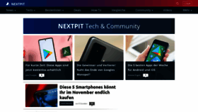 What Androidpit.de website looked like in 2020 (3 years ago)