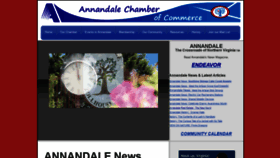 What Annandalechamber.com website looked like in 2020 (3 years ago)