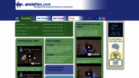What Anxieties.com website looked like in 2020 (3 years ago)