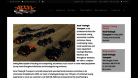 What Acceltowing.ca website looked like in 2020 (3 years ago)