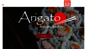 What Arigatohibachinsushi.com website looked like in 2020 (3 years ago)