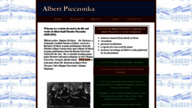 What Albertpieczonka.org website looked like in 2020 (3 years ago)