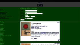 What Antikvariat-isis.cz website looked like in 2020 (3 years ago)
