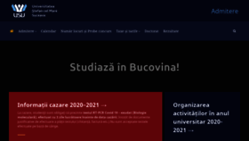 What Admitere.usv.ro website looked like in 2020 (3 years ago)