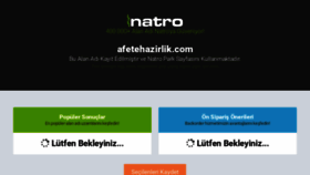 What Afetehazirlik.com website looked like in 2020 (3 years ago)