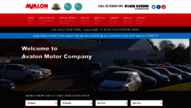 What Avalon-citroen.co.uk website looked like in 2020 (3 years ago)