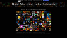 What Achievementhunting.com website looked like in 2020 (3 years ago)