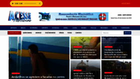 What Acessenoticias.com.br website looked like in 2020 (3 years ago)