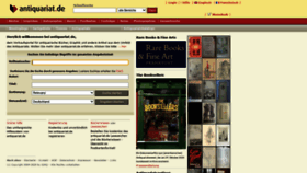 What Antiquariat.de website looked like in 2020 (3 years ago)