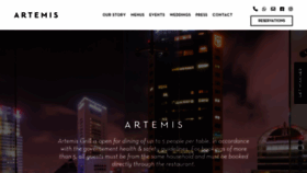 What Artemisgrill.com.sg website looked like in 2020 (3 years ago)