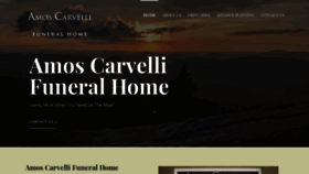 What Amoscarvelli.com website looked like in 2020 (3 years ago)