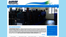 What Aarveeprecision.com website looked like in 2020 (3 years ago)