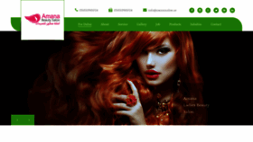 What Amanasalon.com website looked like in 2020 (3 years ago)