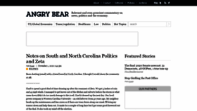 What Angrybearblog.com website looked like in 2020 (3 years ago)