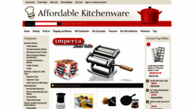 What Affordablekitchenware.com website looked like in 2020 (3 years ago)