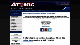 What Atomicfueloil.com website looked like in 2020 (3 years ago)