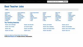 What Allteacherjobs.com website looked like in 2020 (3 years ago)