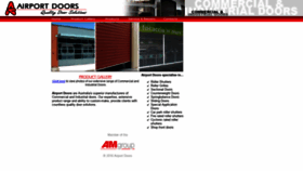 What Airportdoors.com.au website looked like in 2020 (3 years ago)