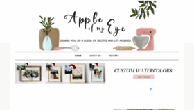What Apple-of-my-eye.com website looked like in 2020 (3 years ago)