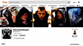 What Alanjosephdesigns.com website looked like in 2020 (3 years ago)