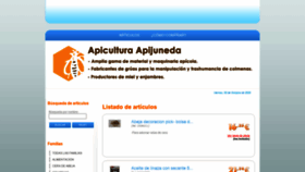 What Apicultura-apijuneda.com website looked like in 2020 (3 years ago)