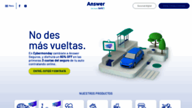 What Answeronline.com.ar website looked like in 2020 (3 years ago)