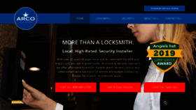 What Arcolock.com website looked like in 2020 (3 years ago)