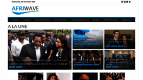 What Afriwave.com website looked like in 2020 (3 years ago)