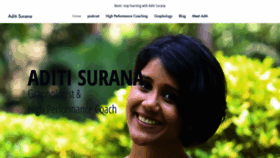 What Aditisurana.com website looked like in 2020 (3 years ago)