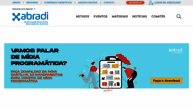 What Abradi.com.br website looked like in 2020 (3 years ago)