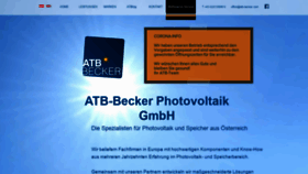 What Atb-becker.com website looked like in 2020 (3 years ago)