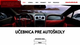 What Aaautoskola.sk website looked like in 2020 (3 years ago)