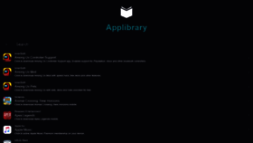 What Applibrary.org website looked like in 2020 (3 years ago)